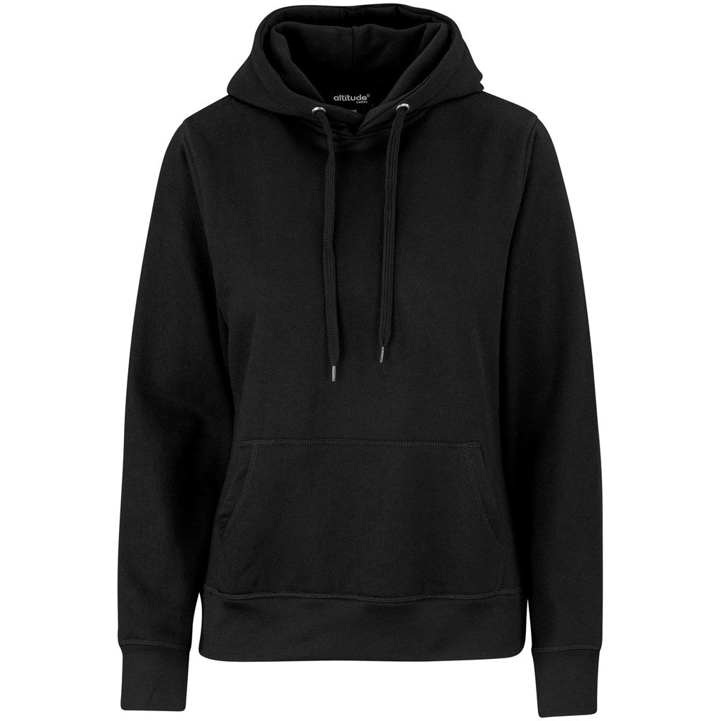 Ladies Essential Hooded Sweater BLACK