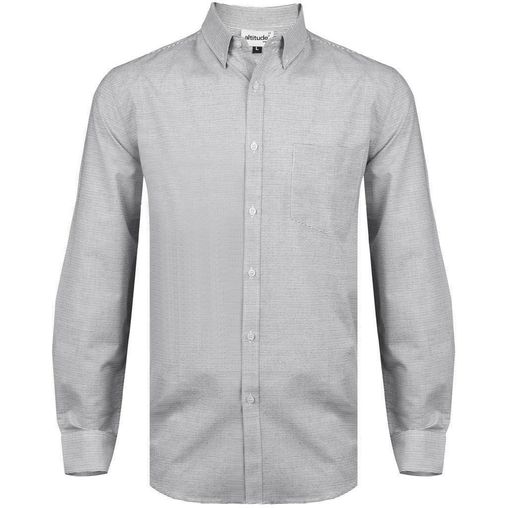 Mens Long Sleeve Earl Shirt - Grey GREY