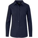 Ladies Long Sleeve Empire Shirt NAVY