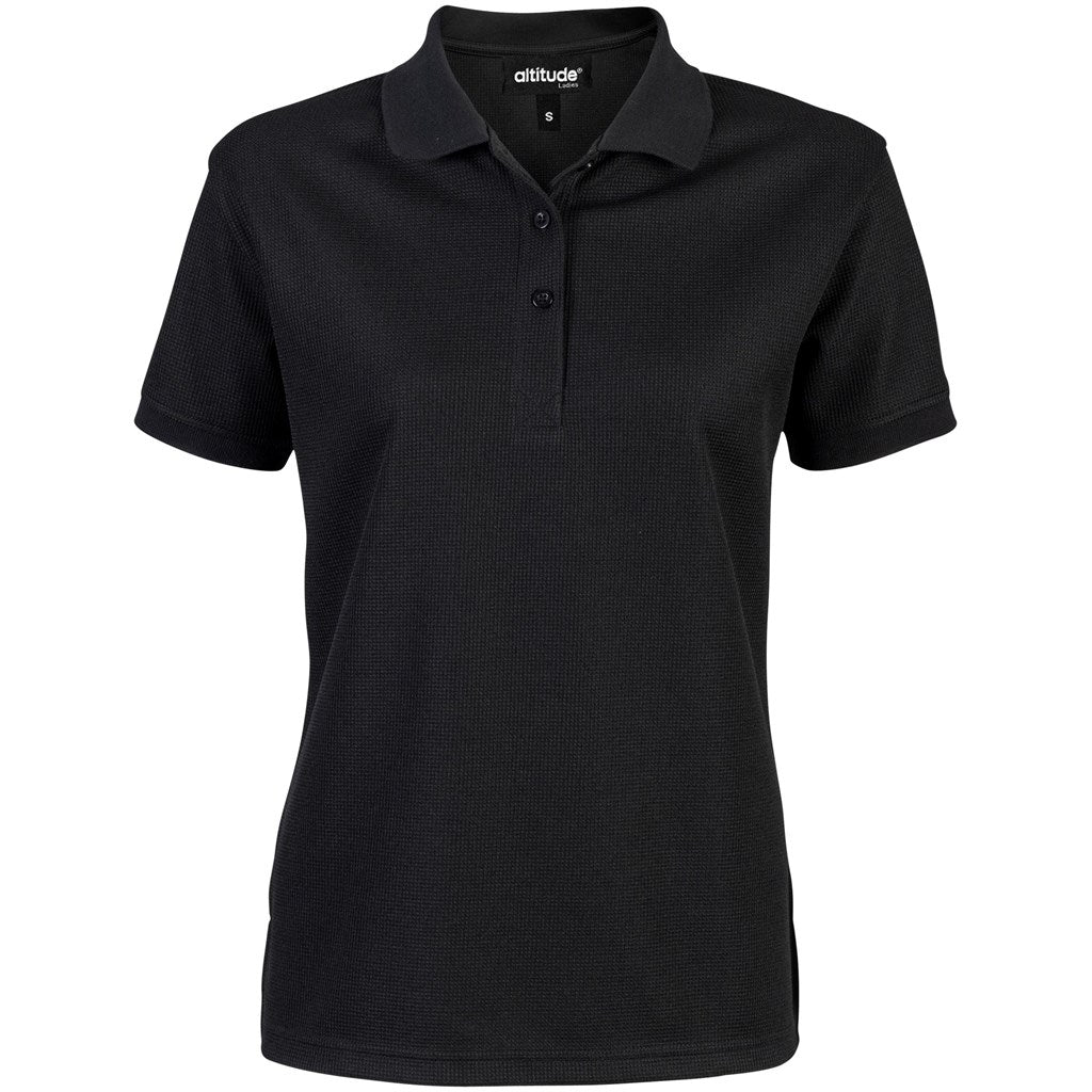 Ladies Exhibit Golf Shirt BLACK