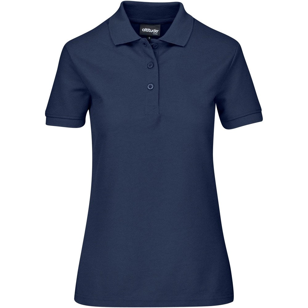 Ladies Exhibit Golf Shirt NAVY