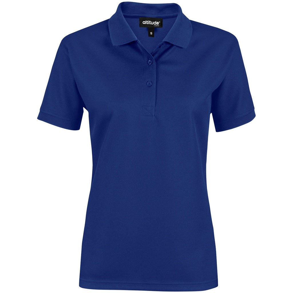 Ladies Exhibit Golf Shirt ROYAL BLUE