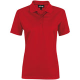 Ladies Exhibit Golf Shirt RED