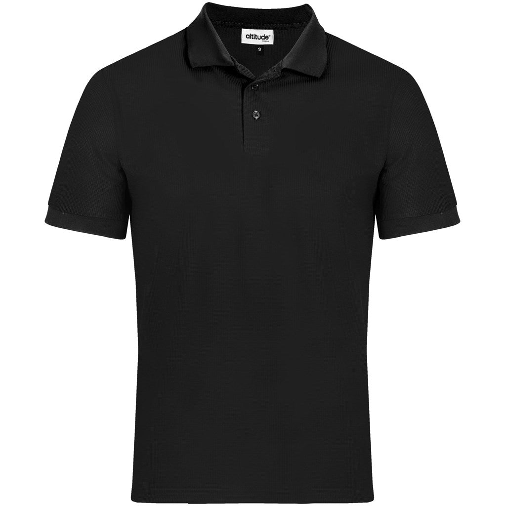 Mens Exhibit Golf Shirt BLACK