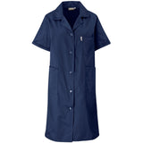 Marriot Polycotton Housecoat NAVY
