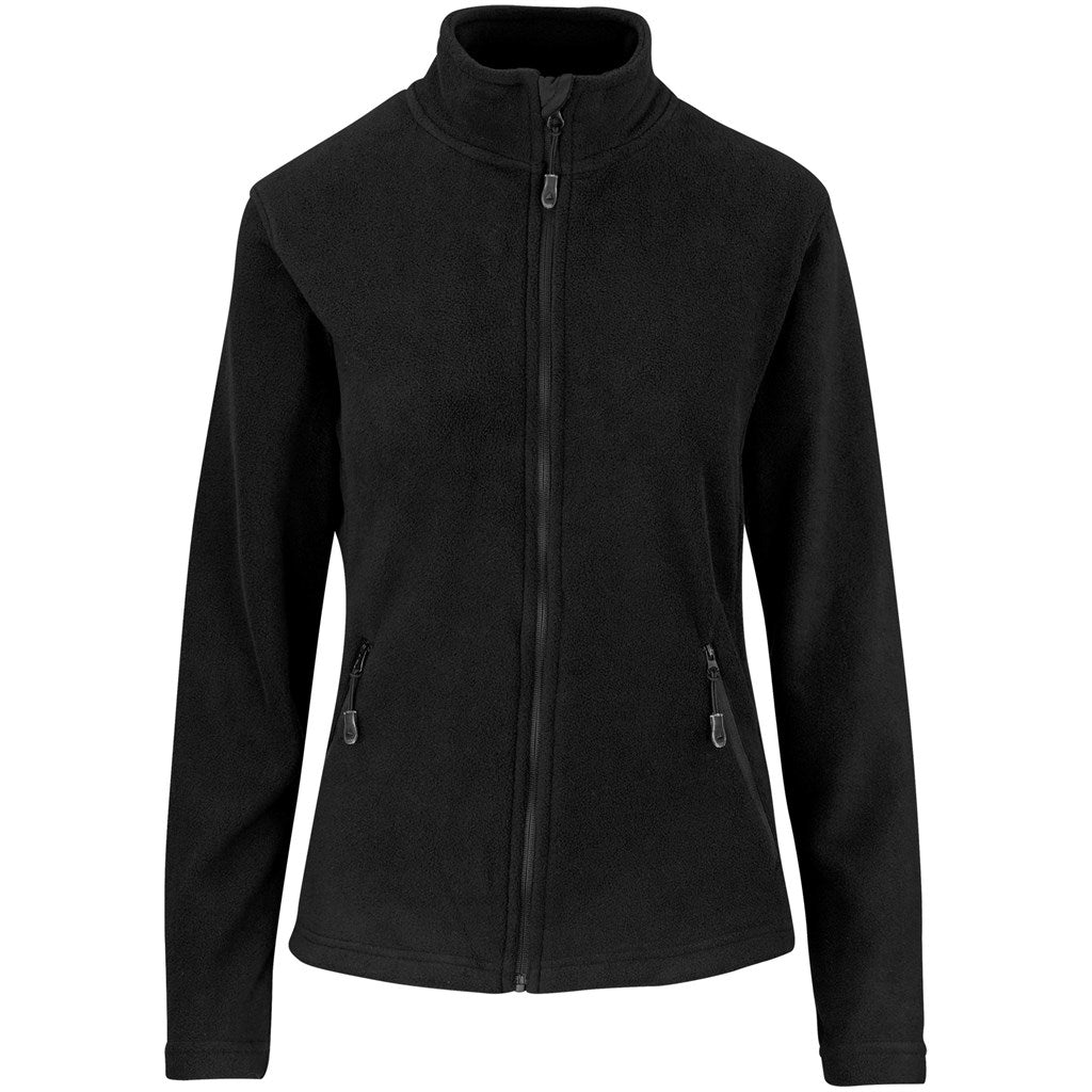 Ladies Oslo Micro Fleece Jacket BLACK