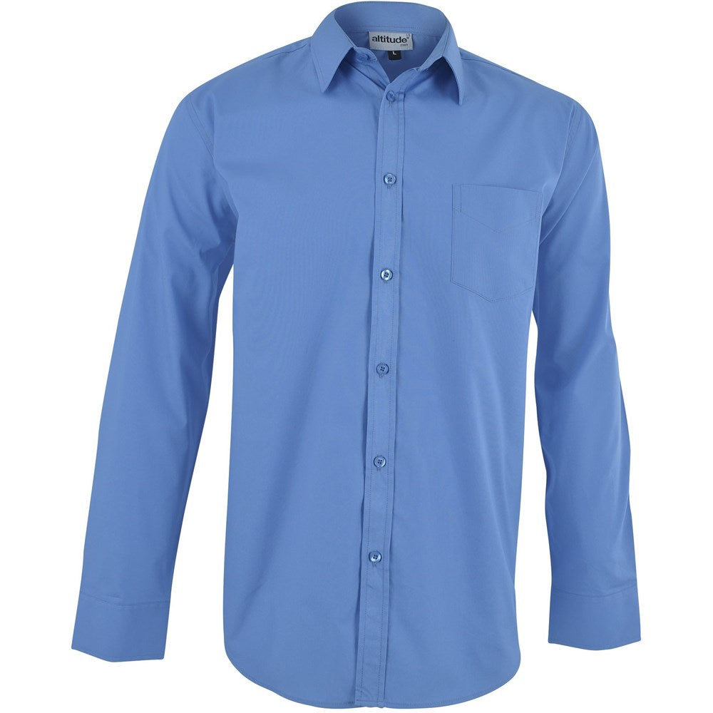 Mens Long Sleeve Haiden Shirt - Light Blue LIGHT BLUE