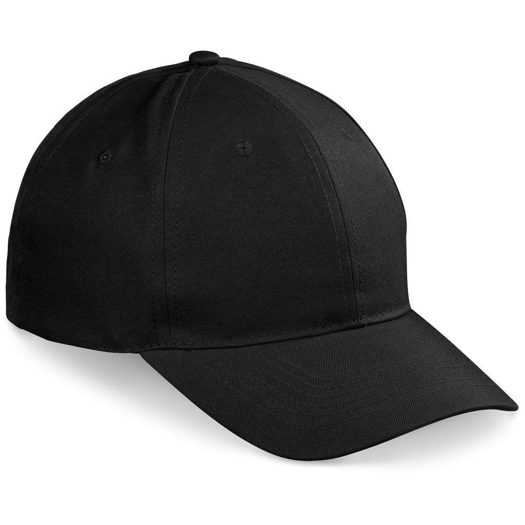 Jozi Cap - 6 Panel BLACK