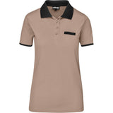 Ladies Caliber Golf Shirt STONE