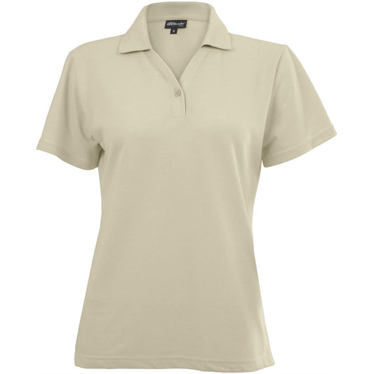 Ladies Melrose Heavyweight Golf Shirt - Stone STONE