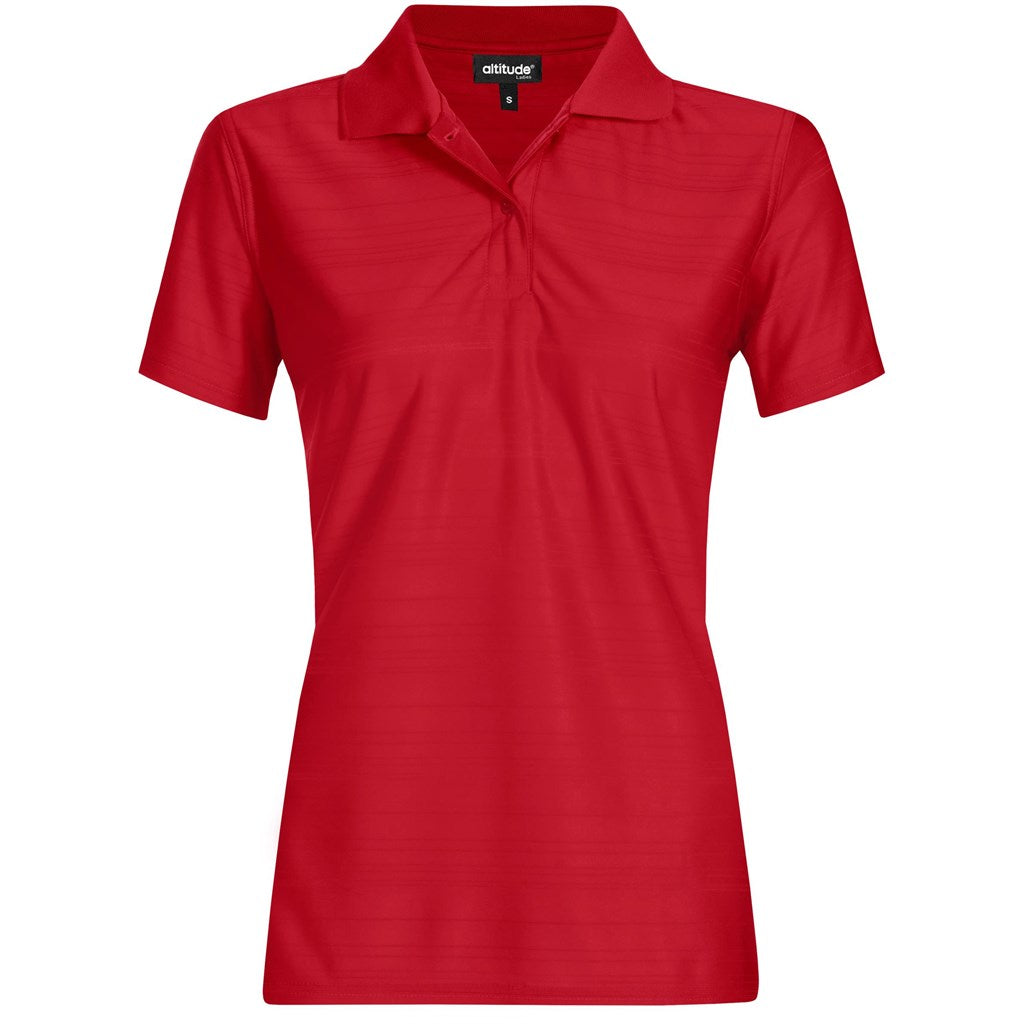 Ladies Milan Golf Shirt RED