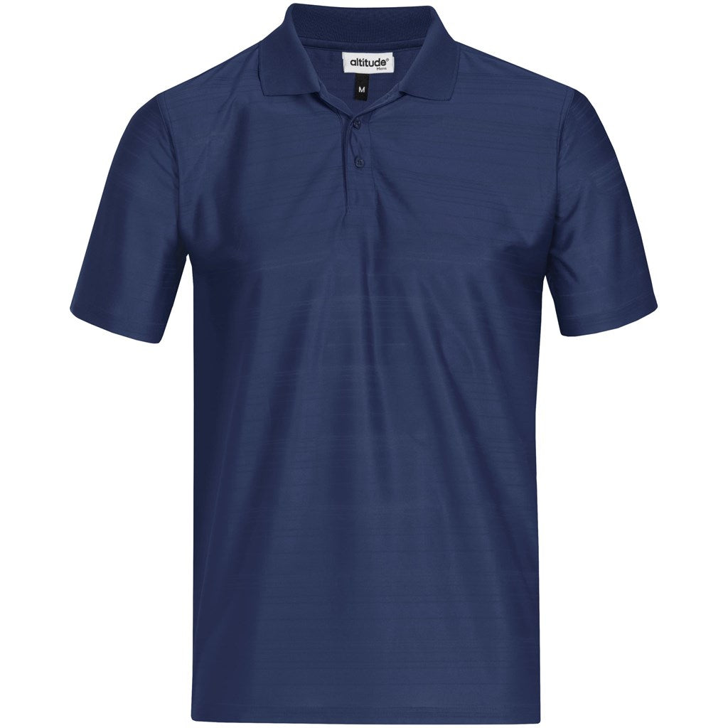 Mens Milan Golf Shirt NAVY