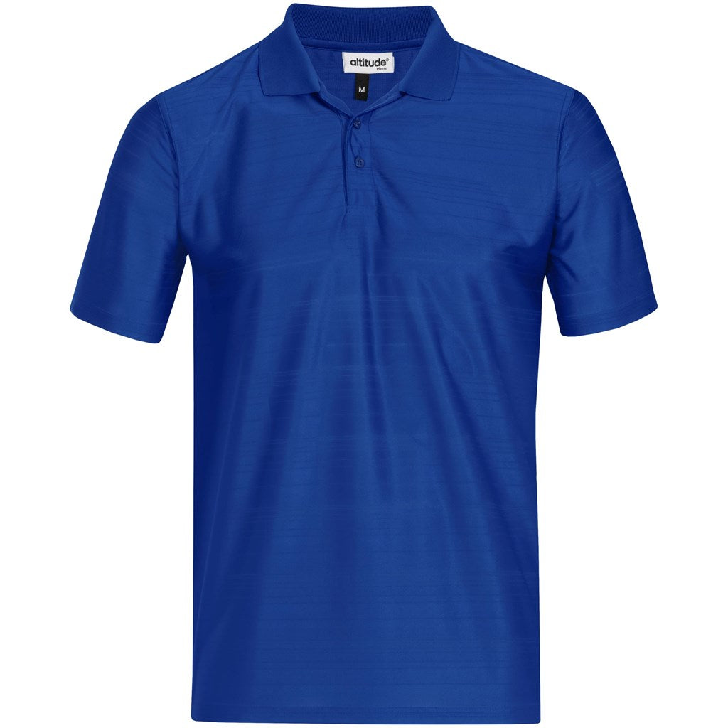 Mens Milan Golf Shirt ROYAL BLUE
