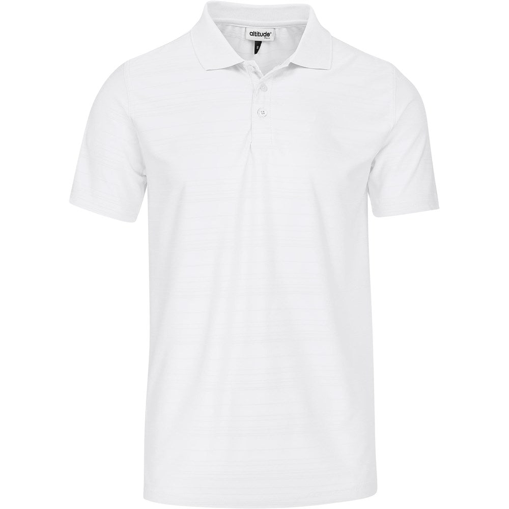 Mens Milan Golf Shirt WHITE