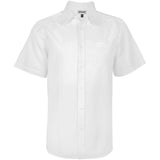 Mens Short Sleeve Oxford Shirt - White WHITE
