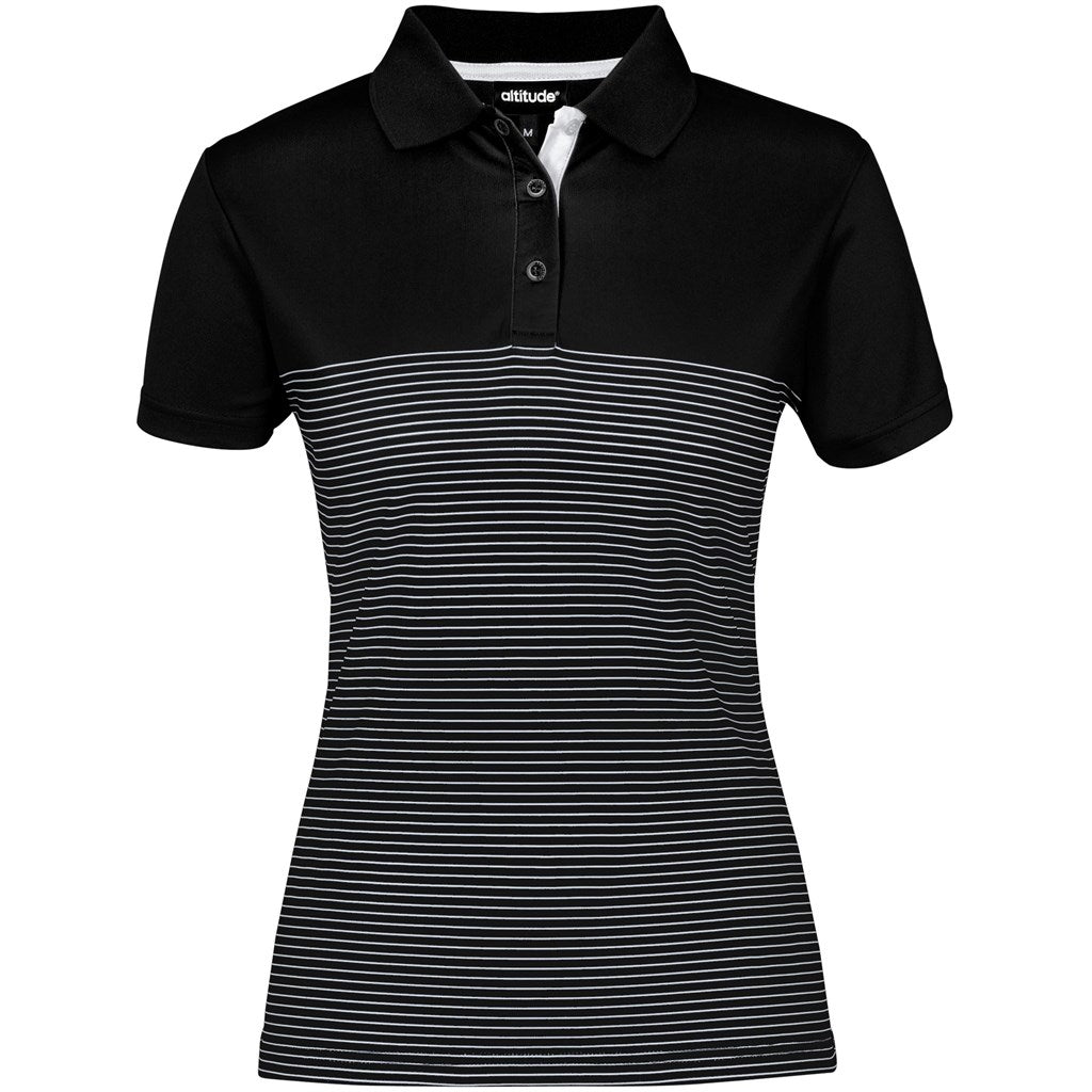 Ladies Maestro Golf Shirt BLACK