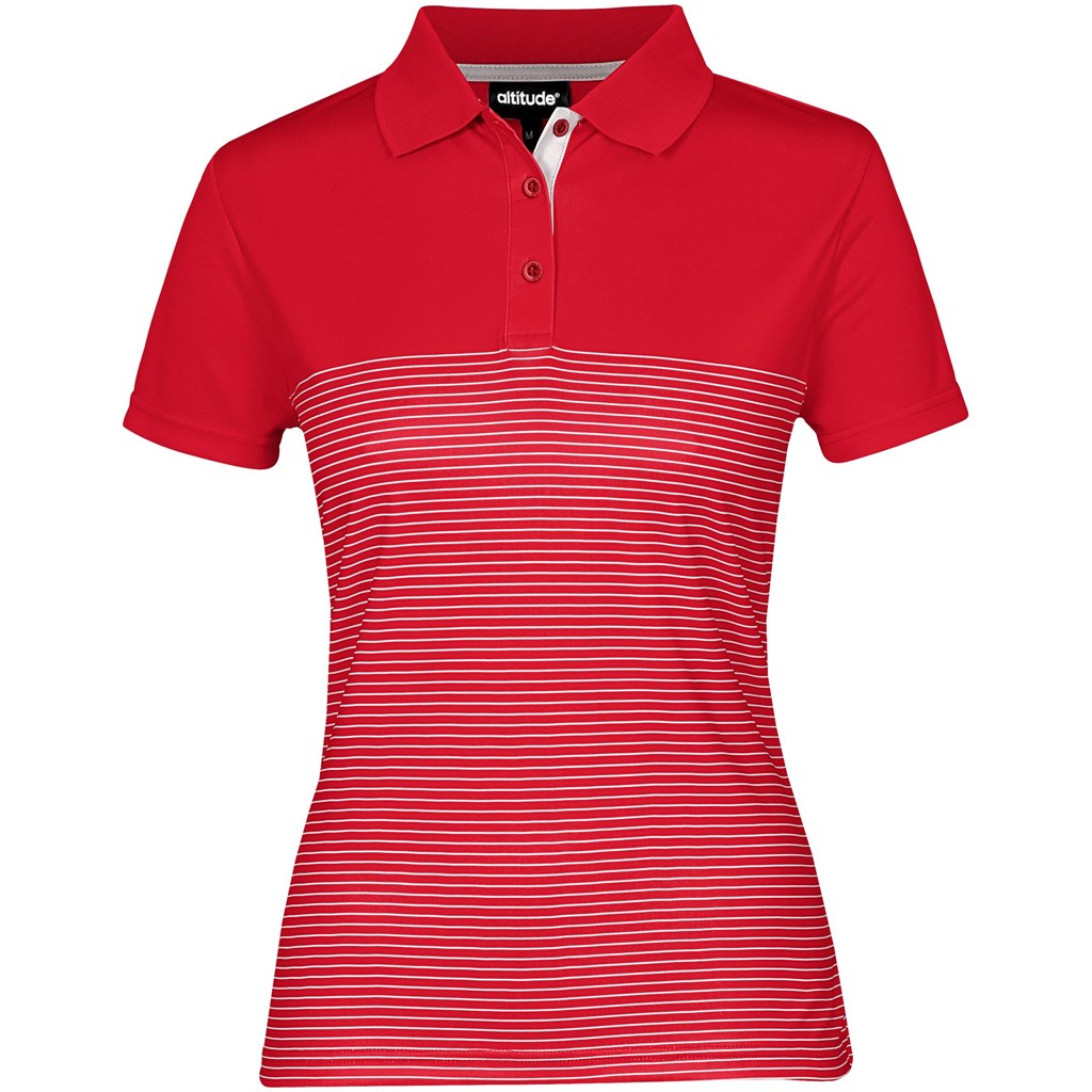 Ladies Maestro Golf Shirt RED