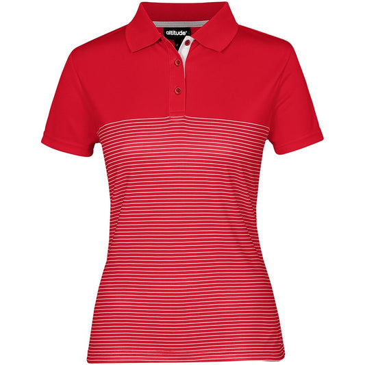 Ladies Maestro Golf Shirt RED