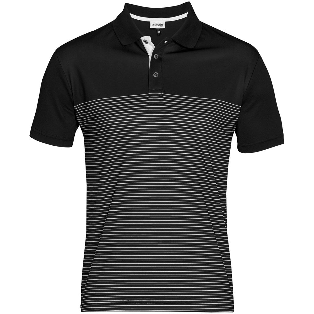Mens Maestro Golf Shirt BLACK