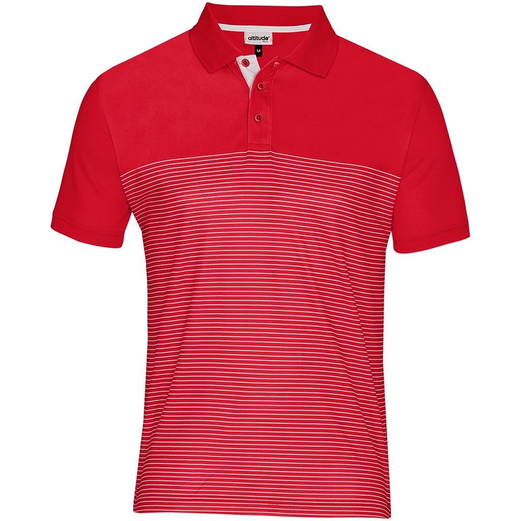 Mens Maestro Golf Shirt RED