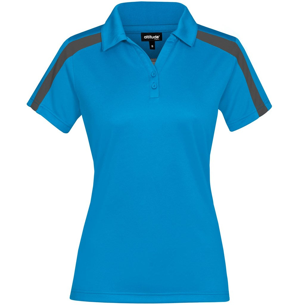 Ladies Nautilus Golf Shirt - Cyan CYAN