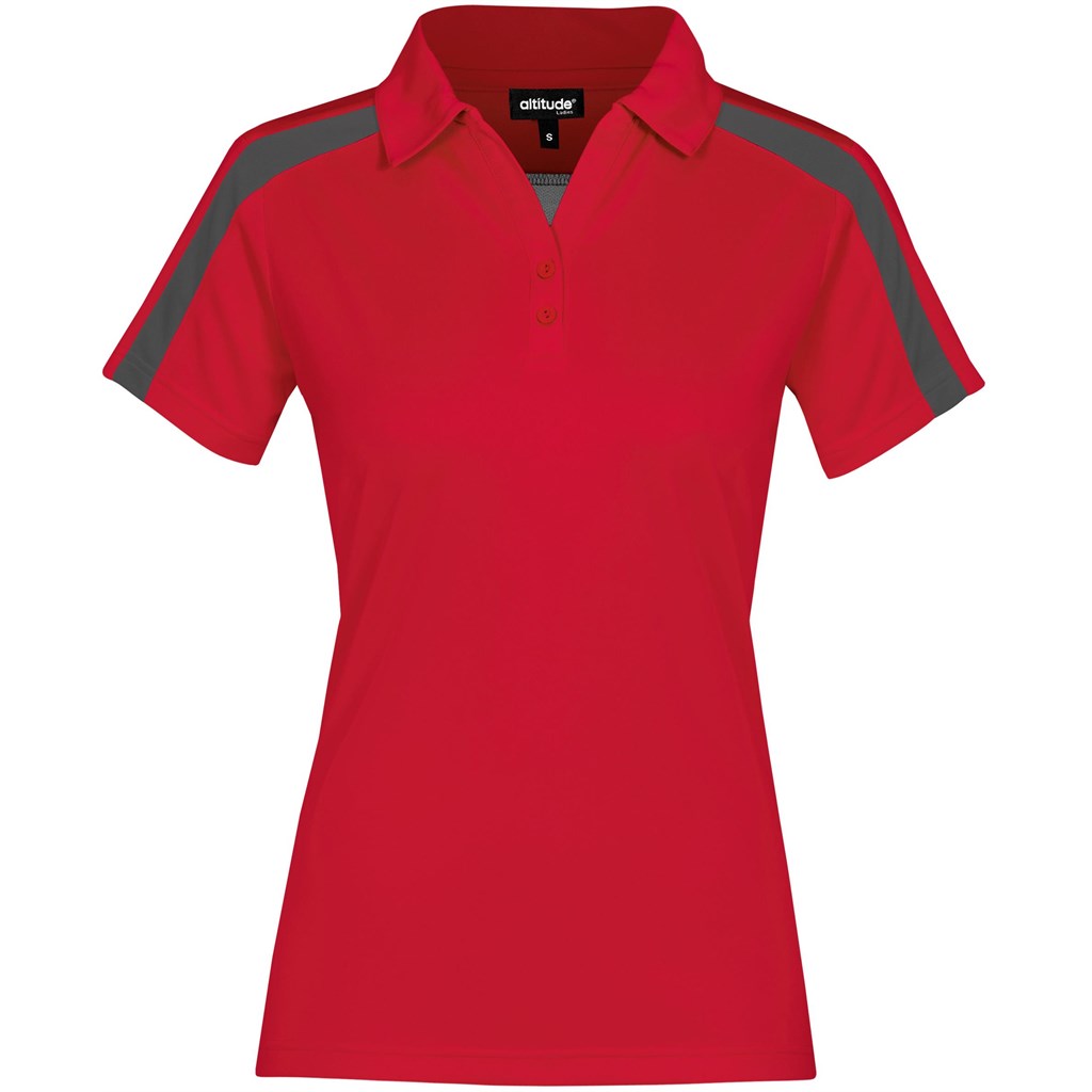 Ladies Nautilus Golf Shirt - Red RED