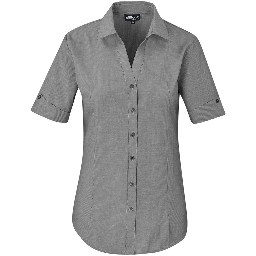 Ladies Short Sleeve Northampton Shirt BLACK