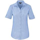 Ladies Short Sleeve Northampton Shirt SKY BLUE
