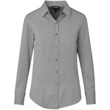 Ladies Long Sleeve Nottingham Shirt GREY