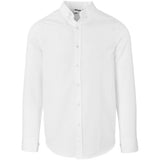 Mens Long Sleeve Nottingham Shirt WHITE