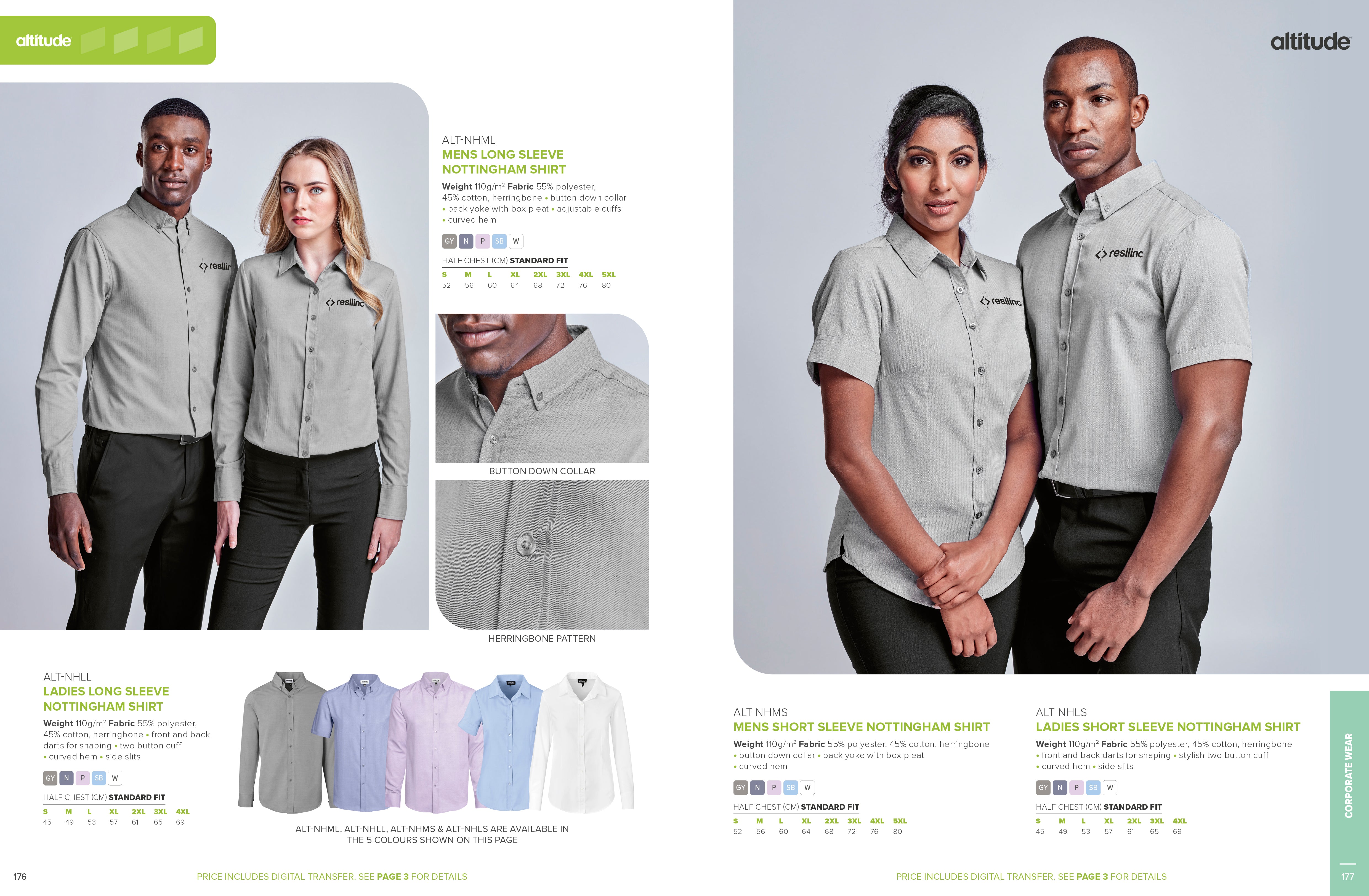 Mens Long Sleeve Nottingham Shirt