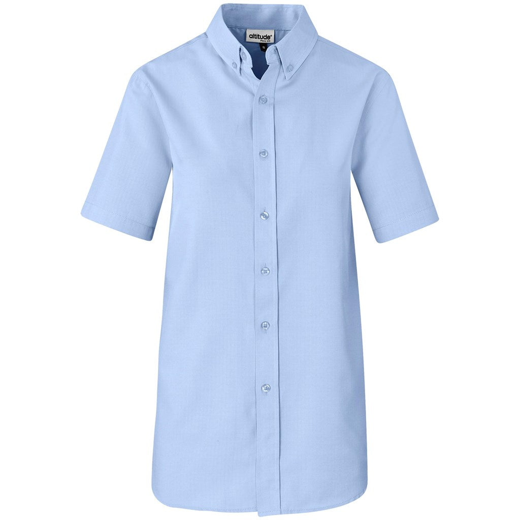 Mens Short Sleeve Nottingham Shirt SKY BLUE