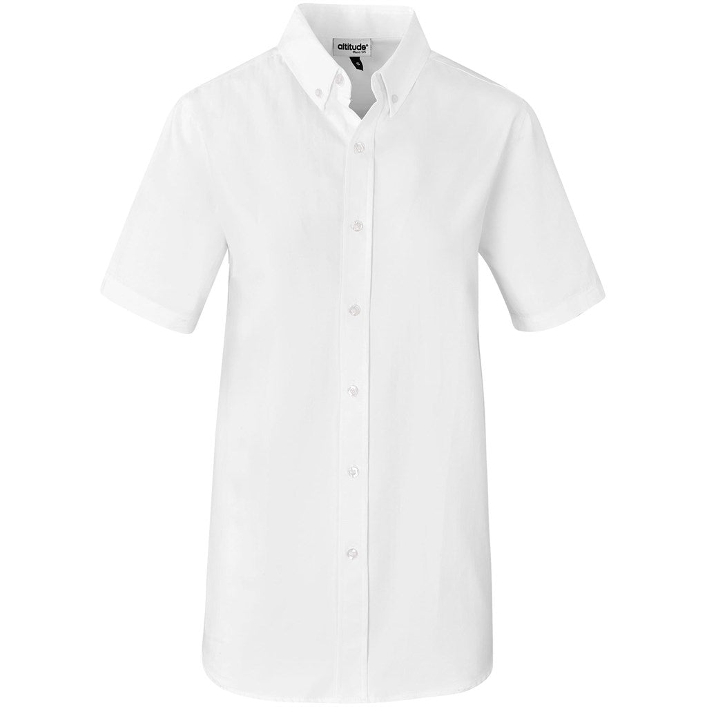 Mens Short Sleeve Nottingham Shirt WHITE