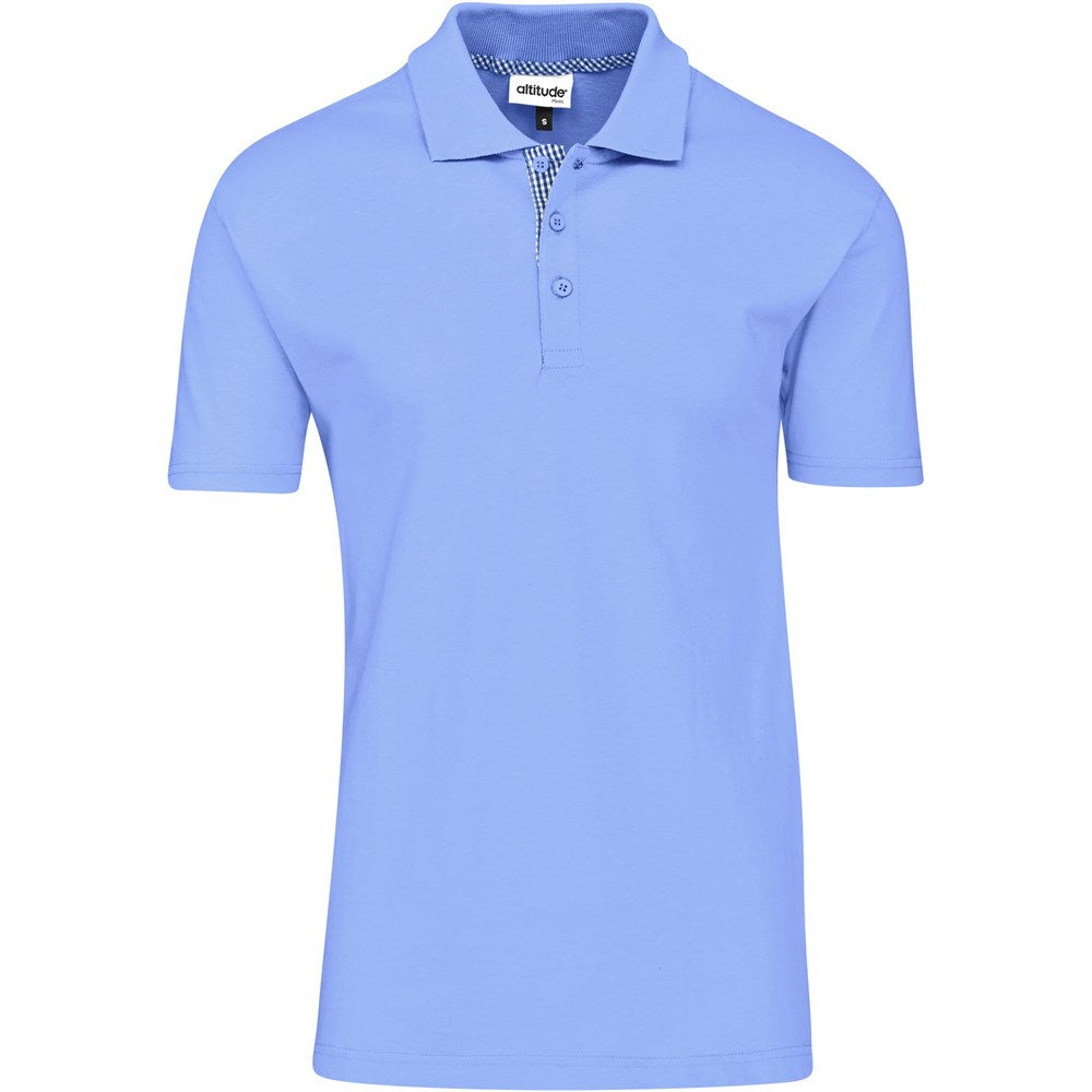 Mens New York Golf Shirt LIGHT BLUE