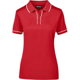 Ladies Osaka Golf Shirt RED