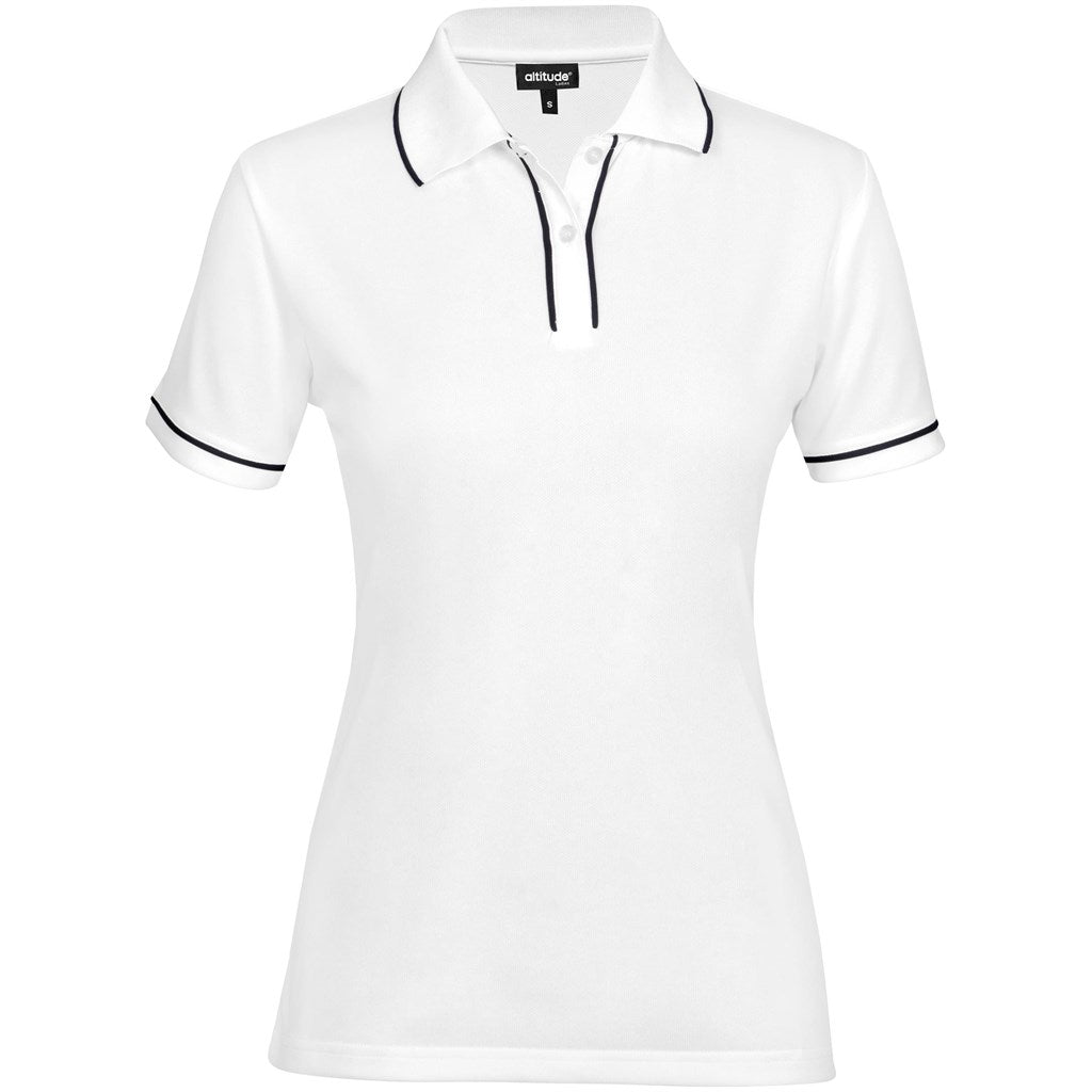 Ladies Osaka Golf Shirt WHITE