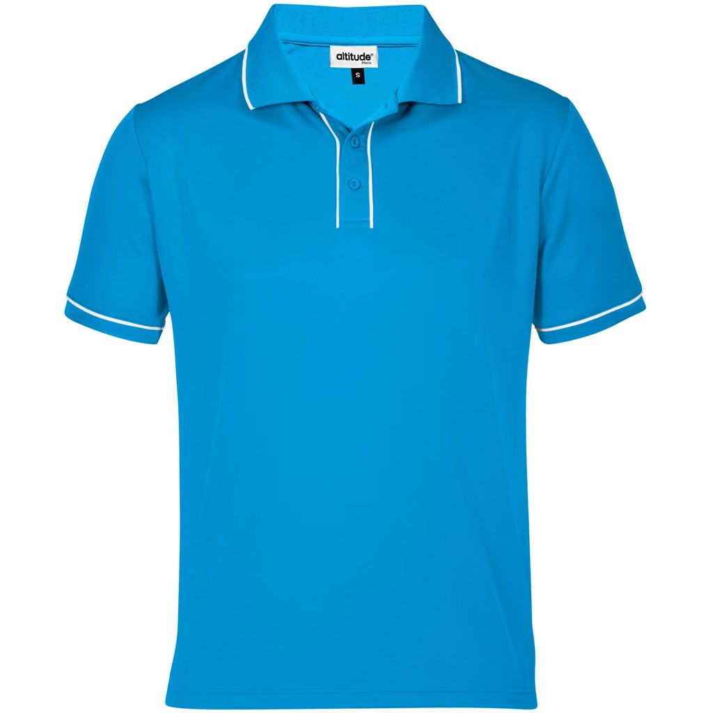 Mens Osaka Golf Shirt CYAN