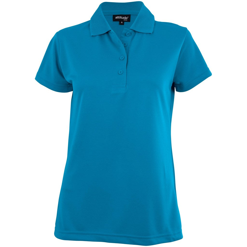 Ladies Pro Golf Shirt CYAN