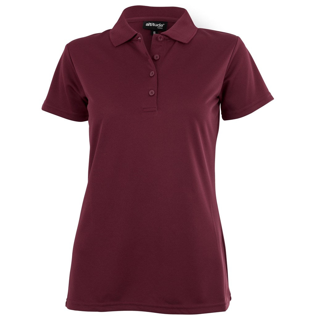 Ladies Pro Golf Shirt DARK RED