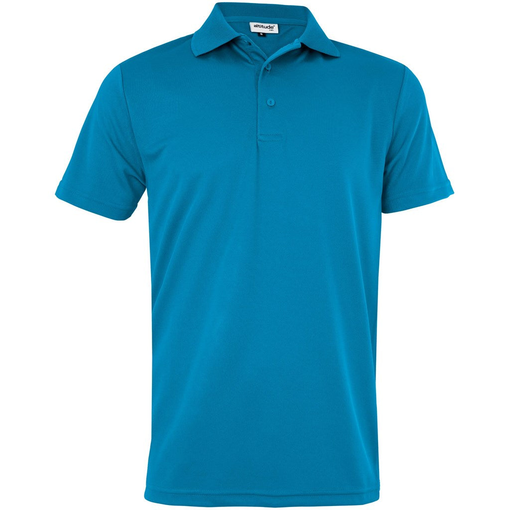Mens Pro Golf Shirt CYAN