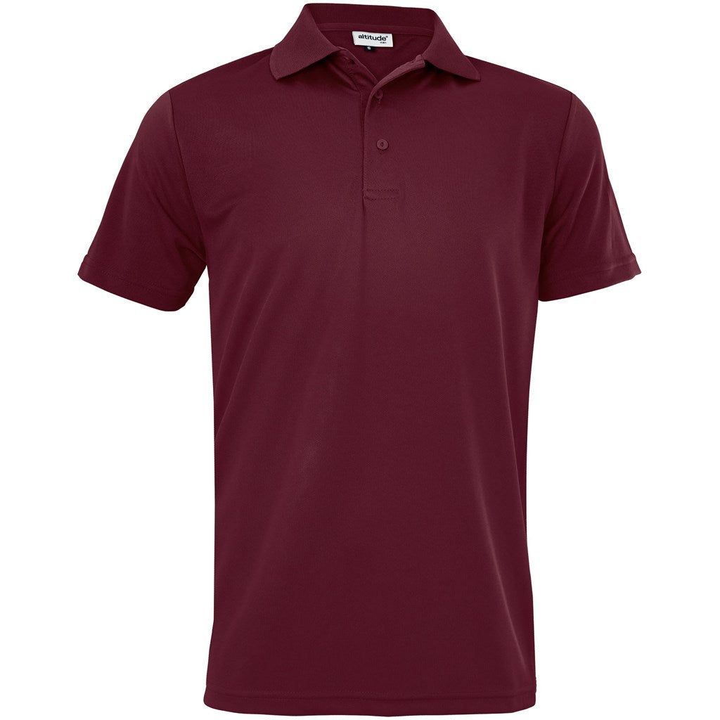 Mens Pro Golf Shirt DARK RED