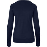 Ladies Long Sleeve Peru V-Neck Jersey - Grey