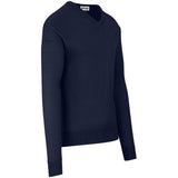 Mens Long Sleeve Peru V-Neck Jersey - Grey
