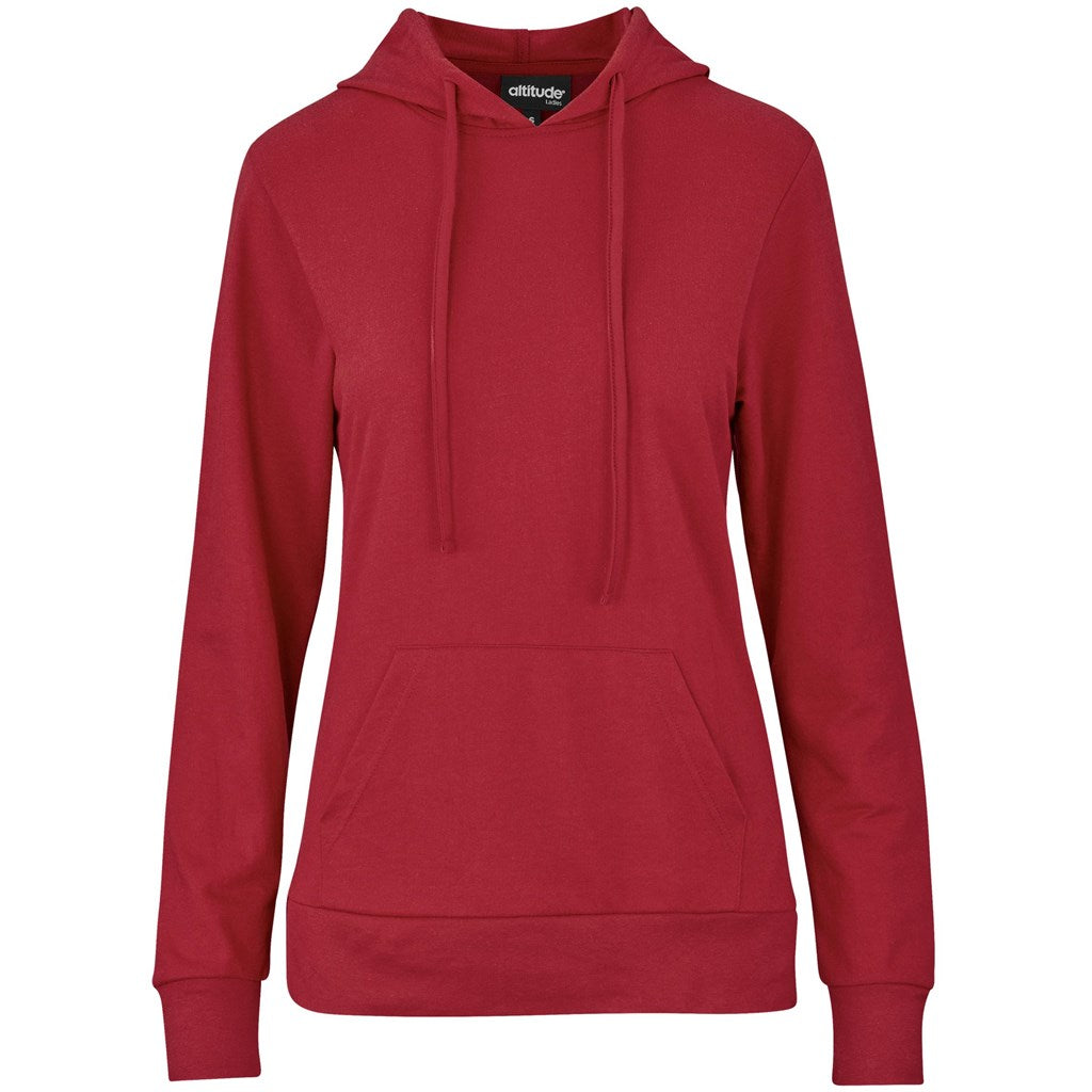 Ladies Physical Hooded Sweater RED
