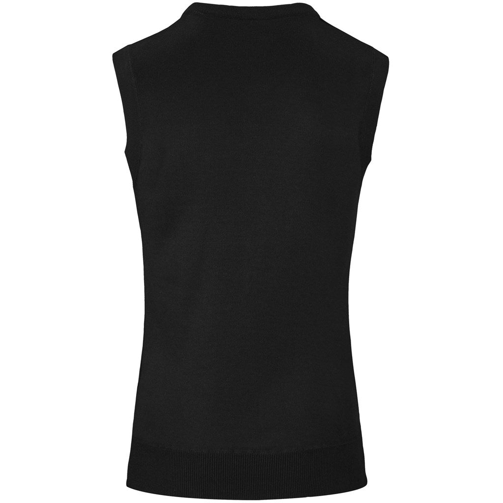 Mens Sleeveless Peru V-Neck Jersey - Grey