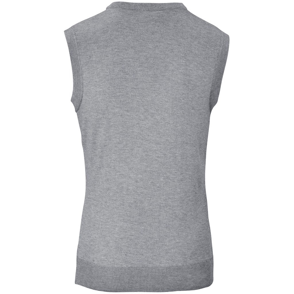 Mens Sleeveless Peru V-Neck Jersey - Navy