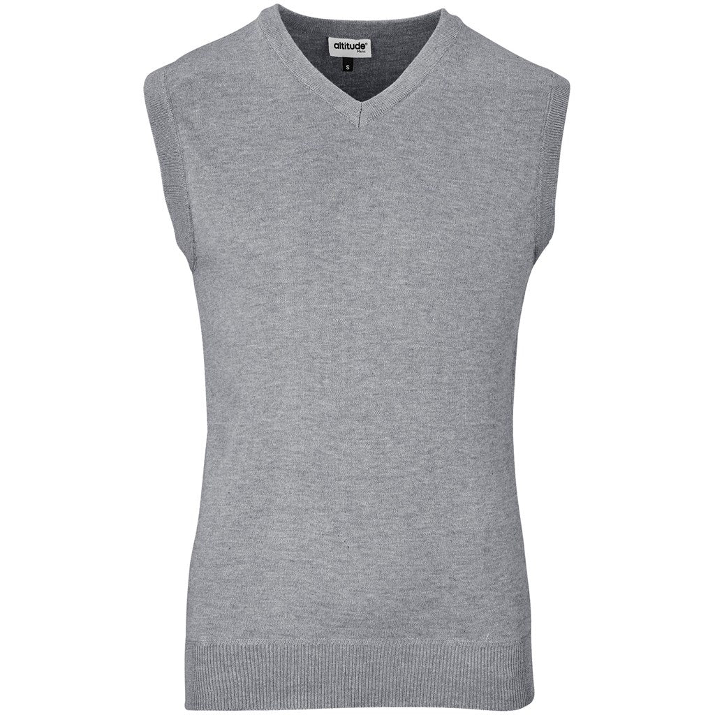 Mens Sleeveless Peru V-Neck Jersey - Grey GREY