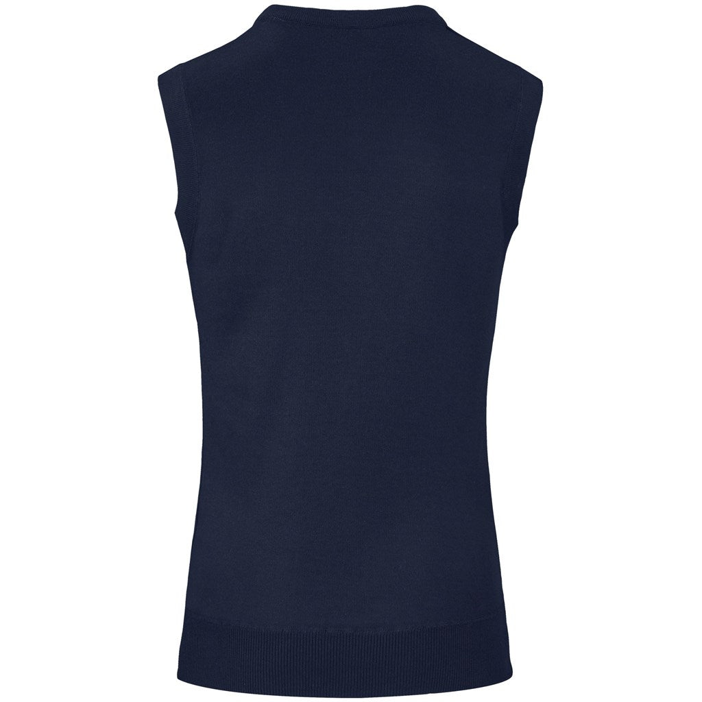 Mens Sleeveless Peru V-Neck Jersey - Grey