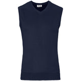 Mens Sleeveless Peru V-Neck Jersey - Navy NAVY