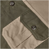 Mens Short Sleeve Serengeti 2-Tone Bush Shirt